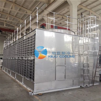 Tháp giải nhiệt nước mở bằng thép